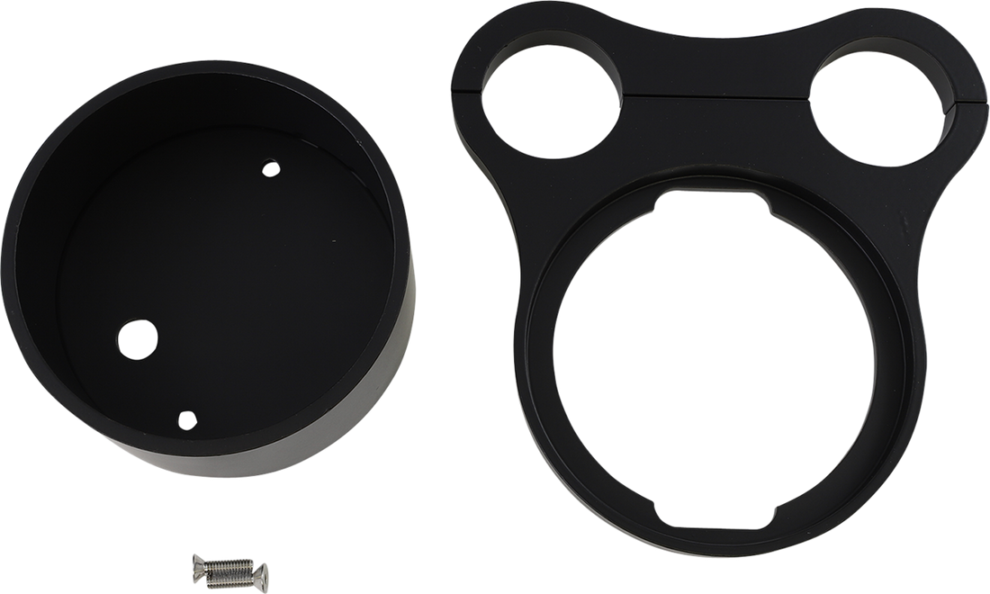 2210-0562 - DRAG SPECIALTIES 1.5" T-Bar Gauge Mount - Gloss Black - For OEM Gauge 2210-0562