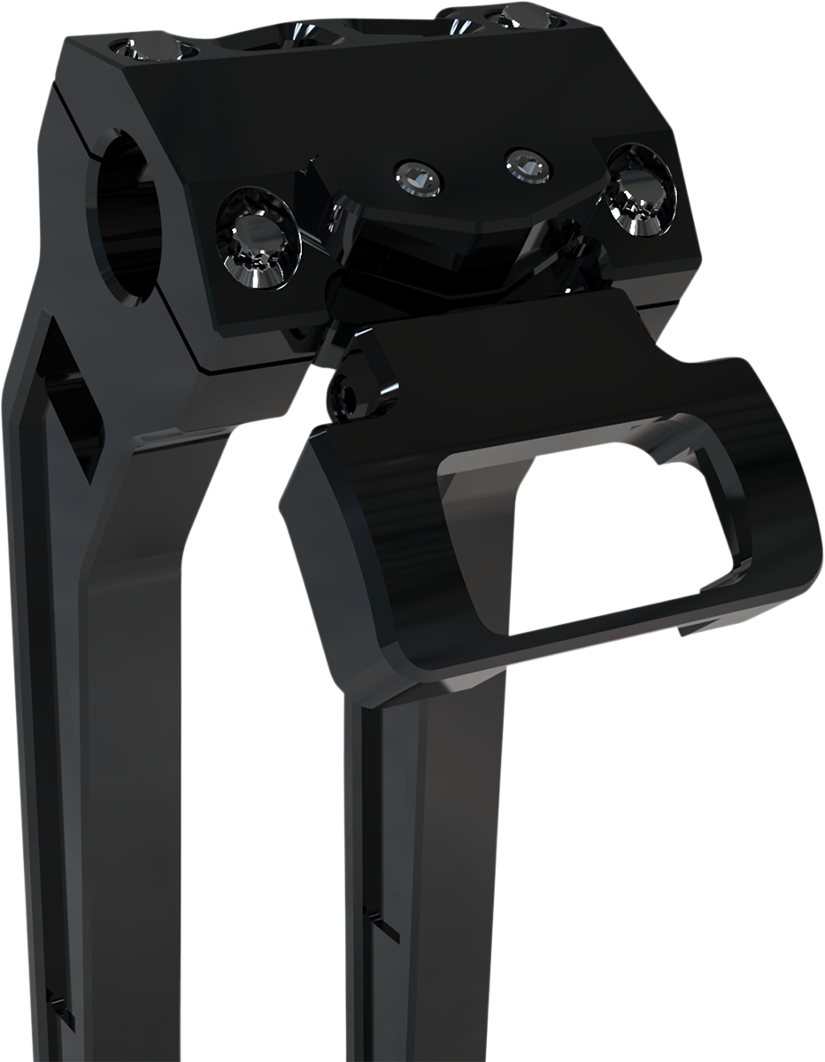 2201-0232 - LA CHOPPERS Gauge Mount - Single - Black - Softail LA-7397-00B