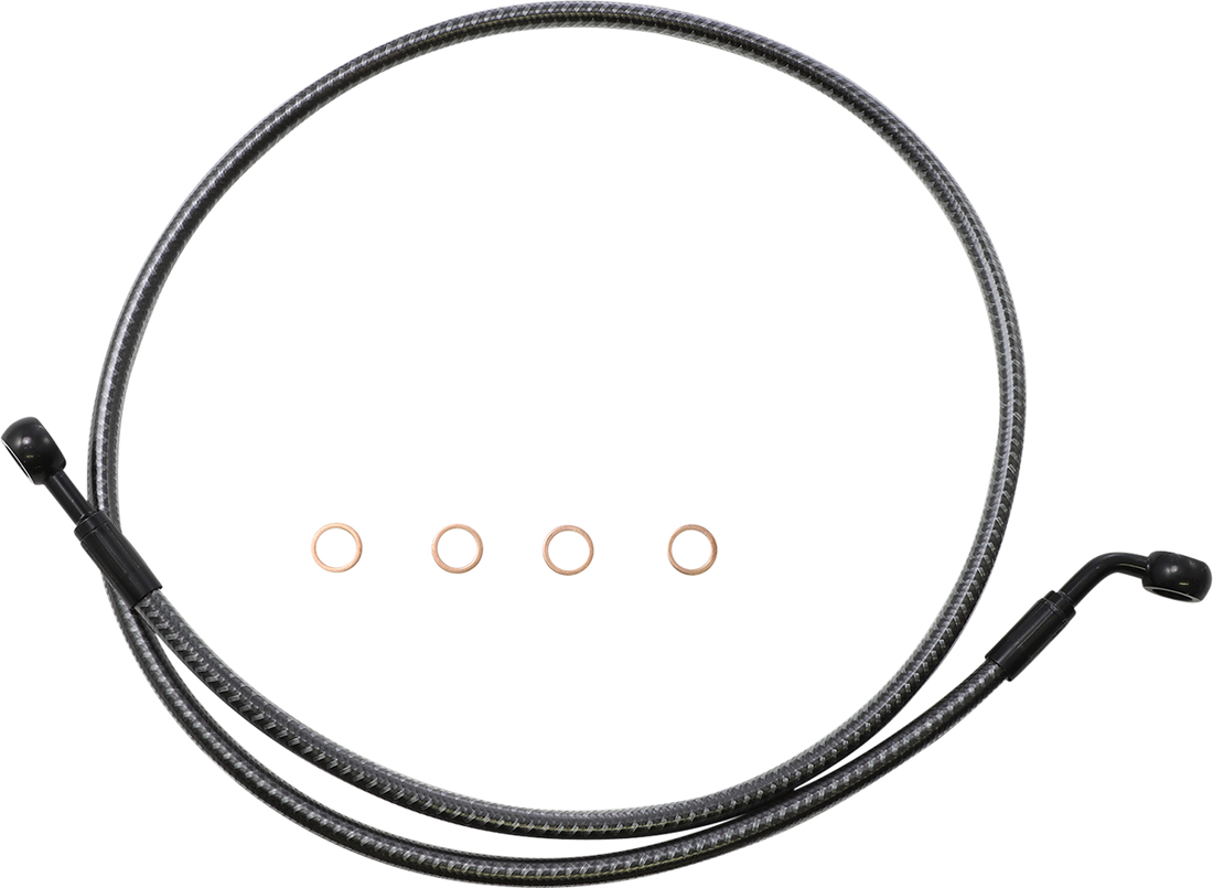 1741-6290 - MAGNUM Brake Line - Front - 180?/60? - 44" - KARBONFIBR 76744SW