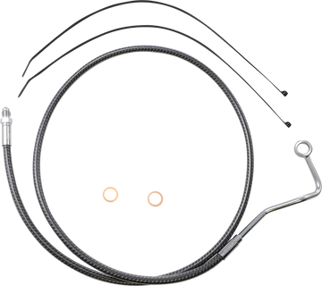 1741-6294 - MAGNUM Brake Line - Carbon Fiber - Mid - ABS - FLHT AS77015