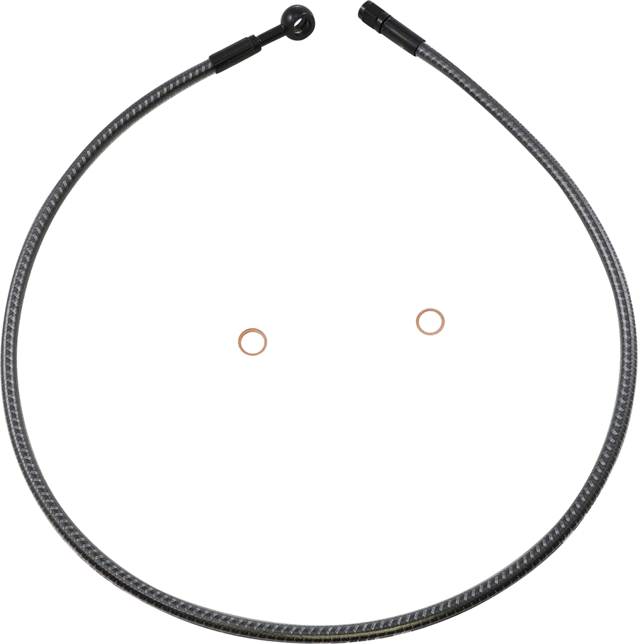 1741-6314 - MAGNUM Brake Line - Front - 10 mm - 180? - 34" - KARBONFIBR AS77634