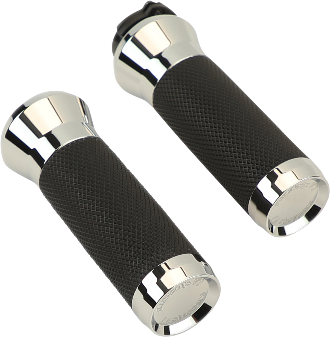 0630-2780 - LA CHOPPERS Grips - TBW - Chrome LA-7492-00