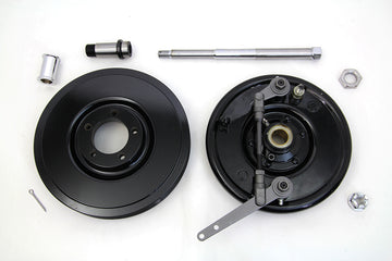 22-0774 - Dual Cam Brake Backing Plate and Brake Drum Kit Black