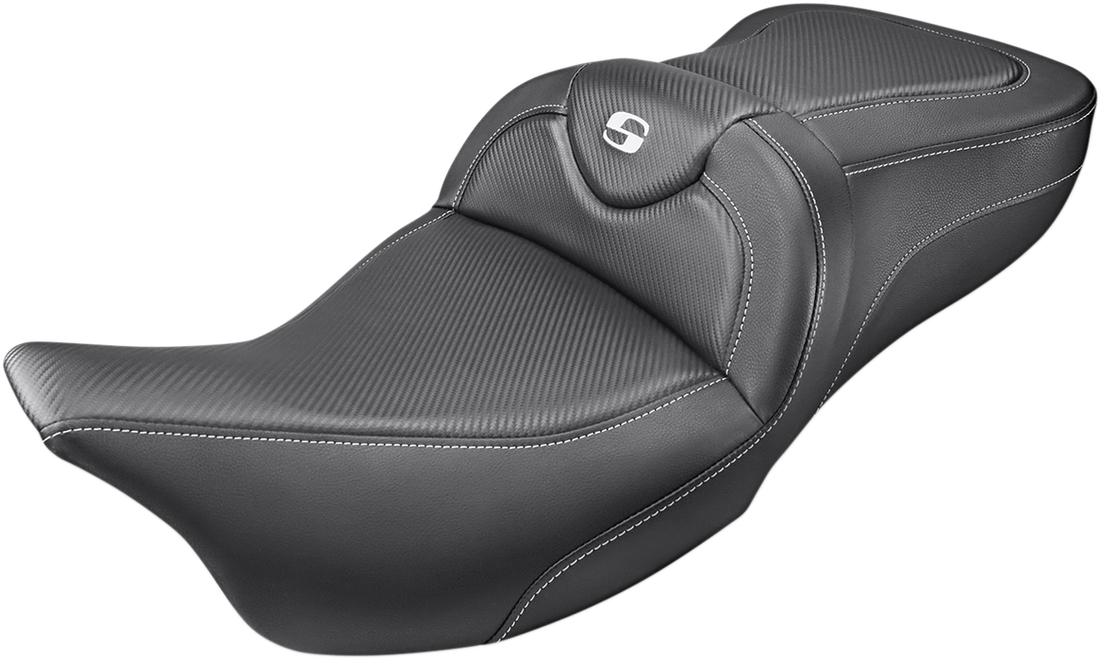 0801-1166 - SADDLEMEN Road Sofa Seat - Carbon Fiber 808-07B-185