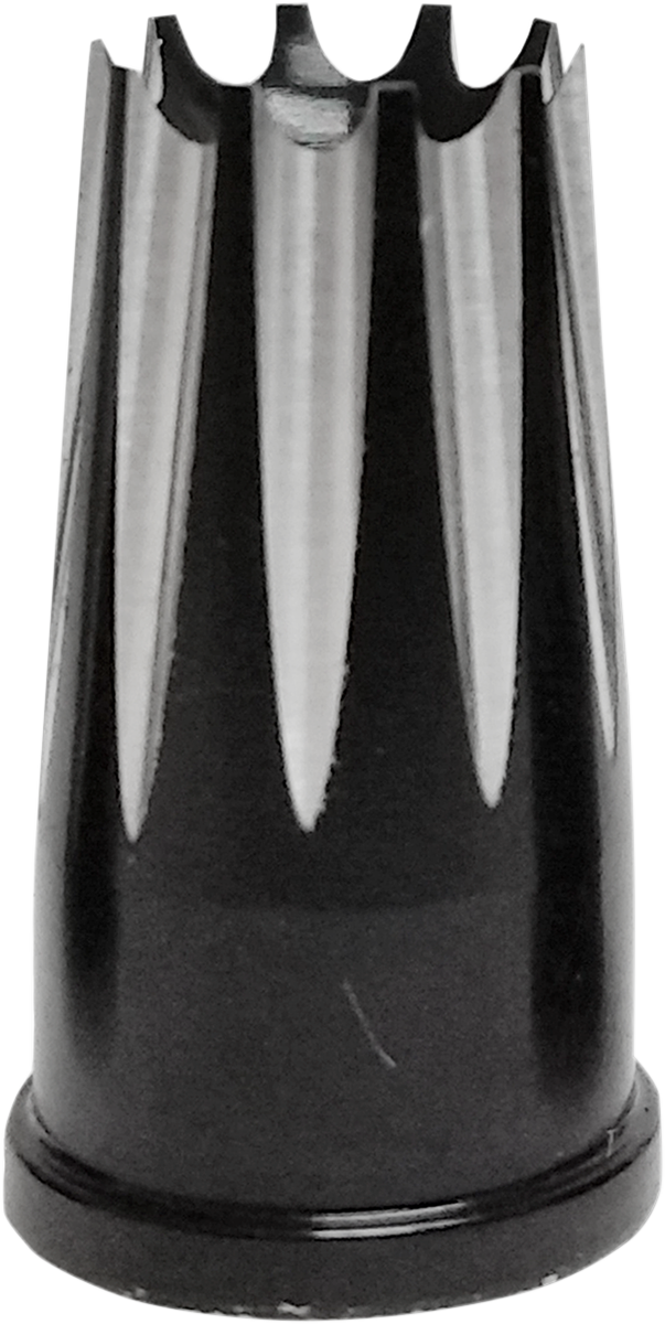 0361-0079 - AVON GRIPS Valve Stem Caps - Excalibur - Black Anodized SVC-309-ANO-EX