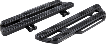 1621-1040 - ARLEN NESS Method Driver Floorboards - Extended - Black 410-018