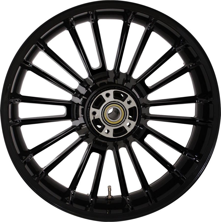 0202-2177 - COASTAL MOTO Rear Wheel - Atlantic 3D - Single Disc/No ABS - Black - 18" x 5.50" - '09+ FL 3D-ATL185SB