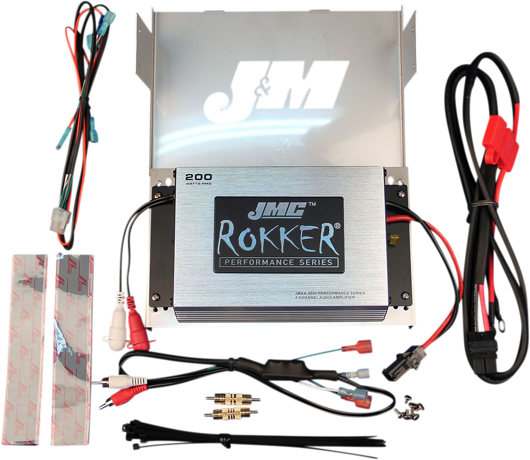 4405-0849 - J & M 200 W Amplifier Kit - '98-'13 FLHX/FLHT JMRA-2000HC06