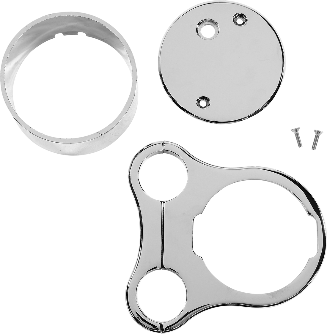 2210-0561 - DRAG SPECIALTIES 1.5" T-Bar Gauge Mount - Chrome - For OEM Gauge 2210-0561