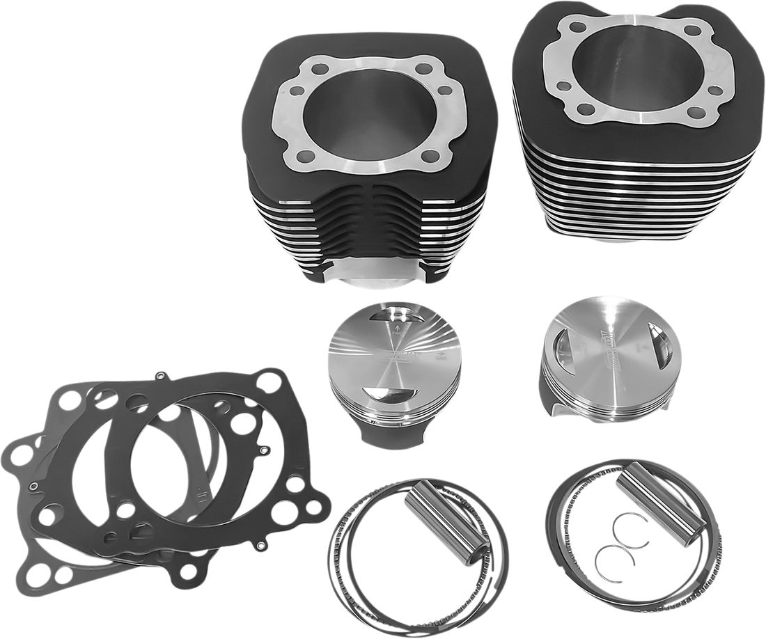 0931-1029 - REVOLUTION PERFORMANCE, LLC Cylinder Kit - 98" - Black with Highlighted Fins RP201-111W