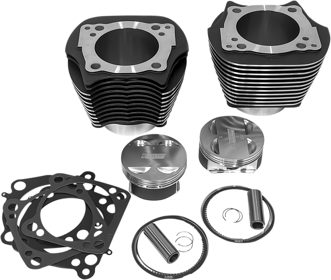 0931-1040 - REVOLUTION PERFORMANCE, LLC Cylinder Kit - 128" - Black Granite - M8 RP201-607W