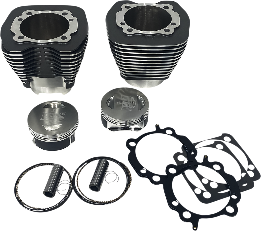 0931-1047 - REVOLUTION PERFORMANCE, LLC Cylinder Kit - 124" - Granite - Twin Cam RP201-130W