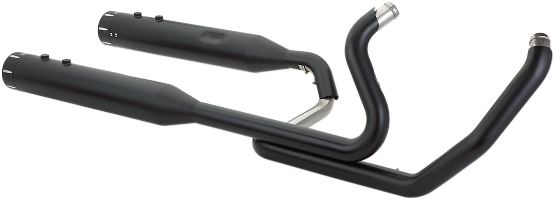 1800-2530 - S&S CYCLE Exhaust - Black - Black Tracer 550-0702C
