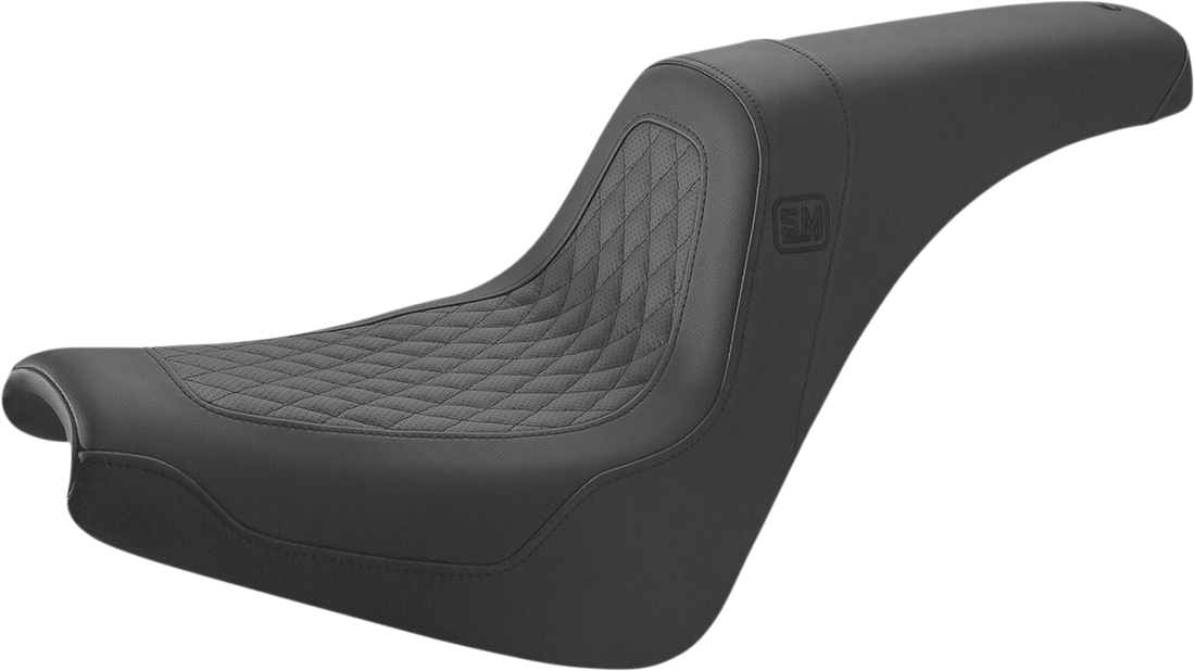 0802-1447 - SADDLEMEN Speed Merchant Pro Series Seat - Black - FXBB/FXST SM81830DB
