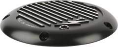 1107-0696 - THRASHIN SUPPLY CO. M8 - Derby Cover Finned - Black TSC-3017-4