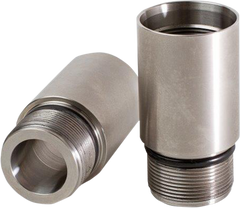 0404-0317 - CYCLE VISIONS Chrome Fork Tube Extensions - 39 mm Diameter - Extends +2" CV7139