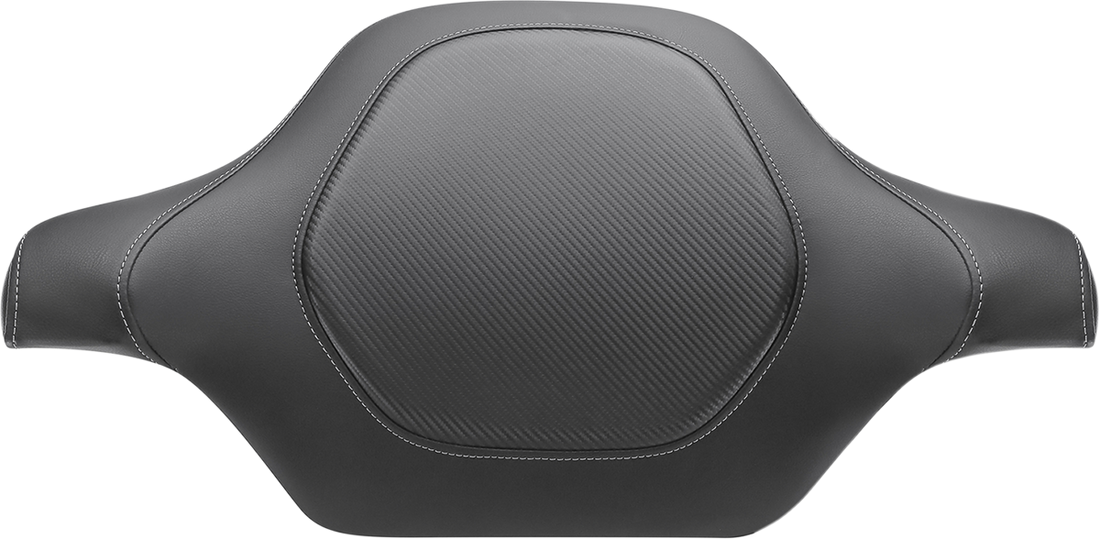 0801-1388 - SADDLEMEN Tour-Pak? Backrest Pad Cover - Road Sofa Seat - Carbon Fiber 90-11884CF
