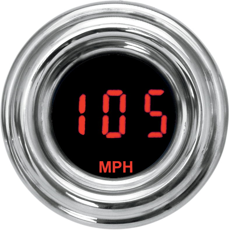 2210-0189 - DAKOTA DIGITAL 1-7/8" MPH 4000 Series Speedometer - Red Display MCL-4013R-R