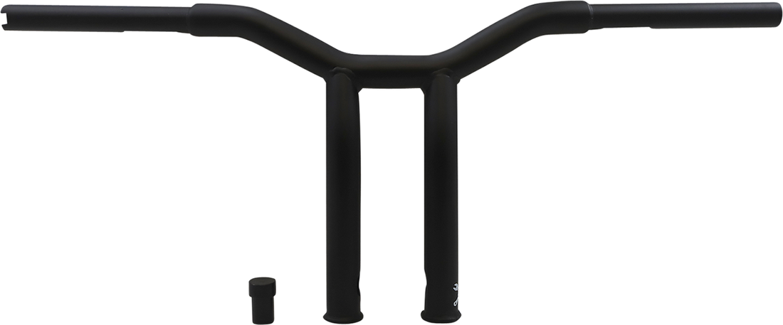 0601-5698 - BURLY BRAND Handlebar - Dominator - Raked - 10" - Matte Black B12-6051SB