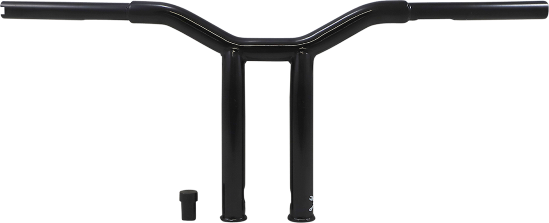 0601-5697 - BURLY BRAND Handlebar - Dominator - Raked - 10" - Black B12-6051B