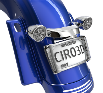2030-2087 - CIRO License Plate Frame - Chrome - Smoke 40301
