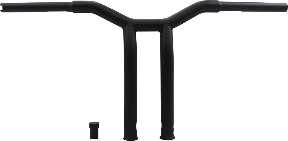 0601-5700 - BURLY BRAND Handlebar - Dominator - Raked - 12" - Matte Black B12-6052SB