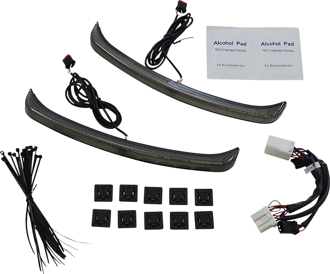 2040-2854 - CUSTOM DYNAMICS Fender Light - Tri Glide CD-TGAWS-HD