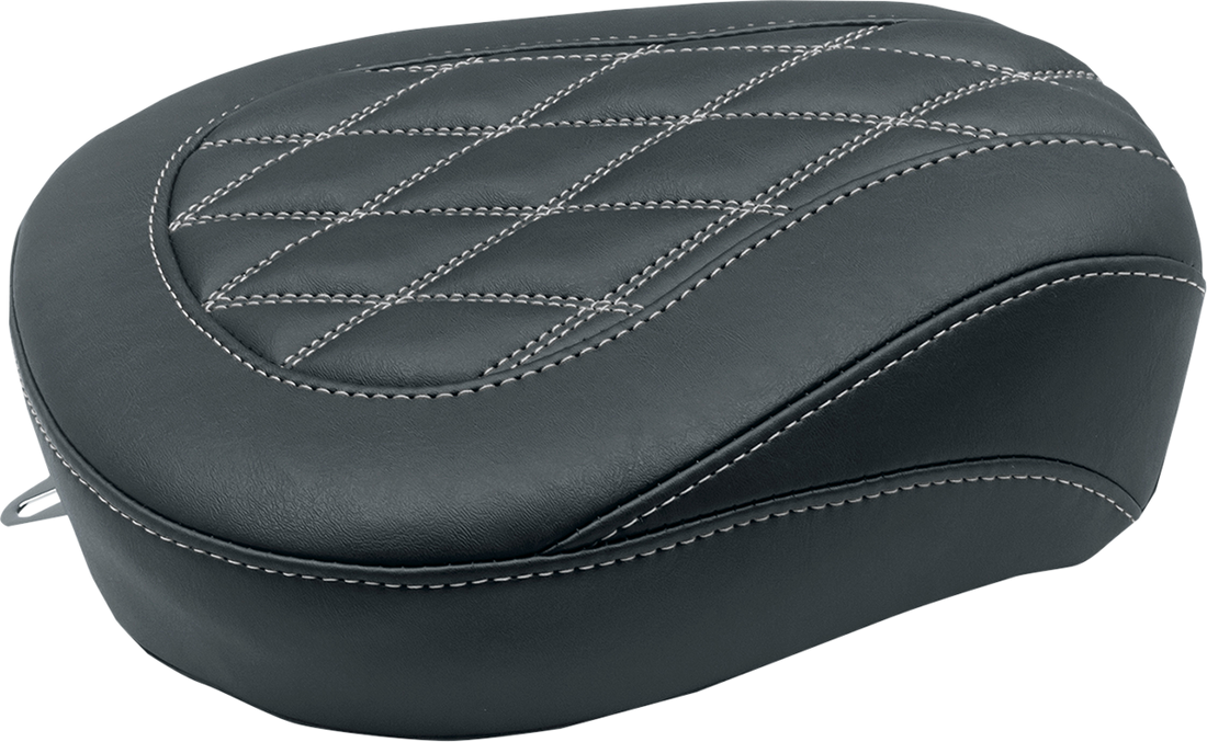 0801-1380 - MUSTANG Wide Tripper* Passenger Seat - Black w/ Gun Metal Stitching 76648GM