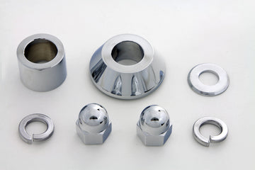 2389-7 - Front Axle Spacer Kit Smooth Style Chrome