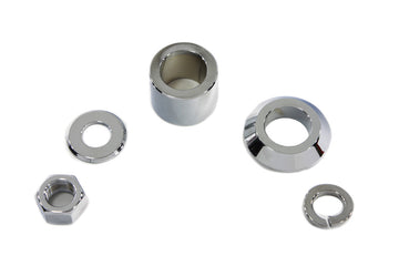 2390-5 - Front Axle Spacer Kit Smooth Style Chrome