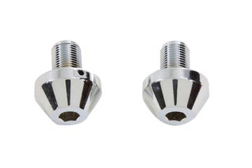 24-0154 - Chrome 41mm Taper Top Socket Fork Caps