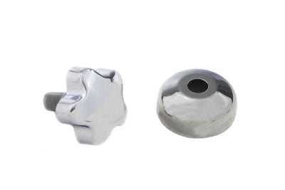 24-0207 - Chrome Fork Damper Knob with Cover