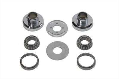 24-0296 - Chrome Fork Stop Neck Cup Kit