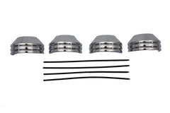 24-9992 - 35mm Chrome Fork Boot Cover Set