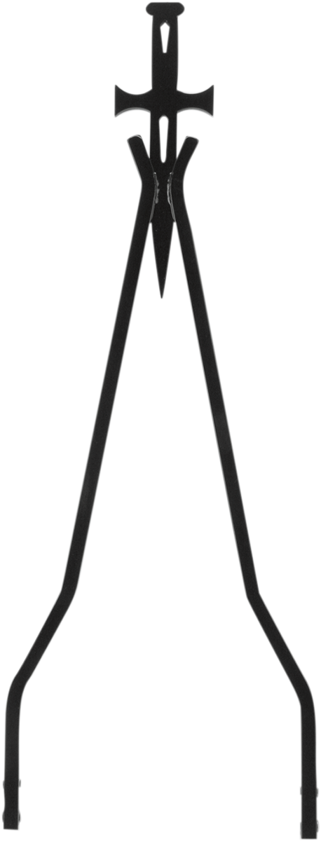 1501-0385 - CYCLE VISIONS Sissy Bar Stick - Black - 30" Daggertude CV-8030B