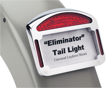 2010-0335 - CYCLE VISIONS Taillight Eliminator - Universal - Chrome CV-4817
