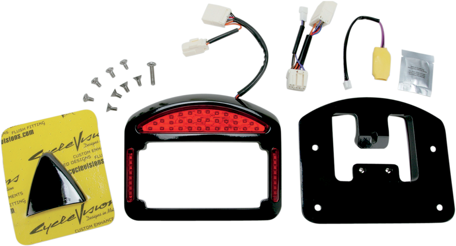 2010-0581 - CYCLE VISIONS Taillight Eliminator - '00-'11 FXD - Black CV-4804B
