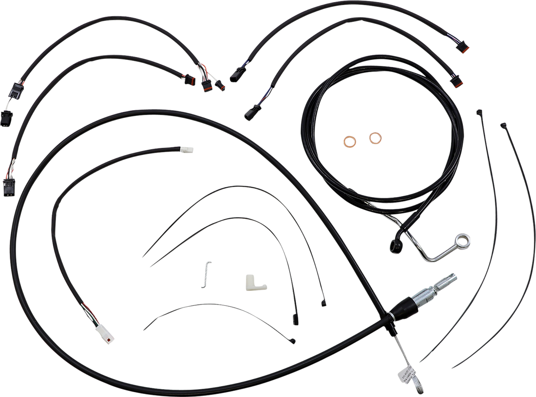 0662-1046 - MAGNUM Control Cable Kit - XR - Black 4861132