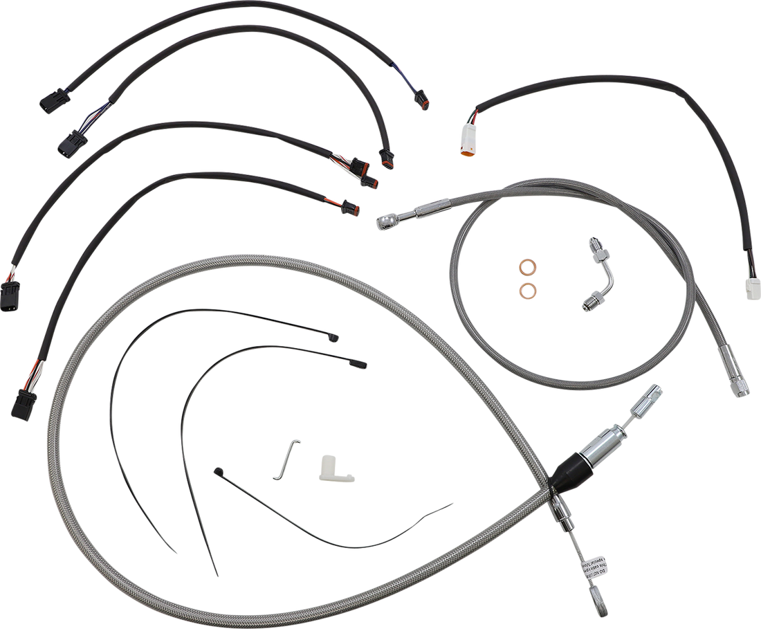0662-1073 - MAGNUM Control Cable Kit - XR - Stainless Steel/Chrome 5891182