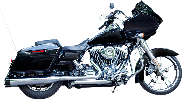 1801-1496 - S&S CYCLE 4-1/2" Chrome MK45 Cutlass Performance Mufflers 550-1017