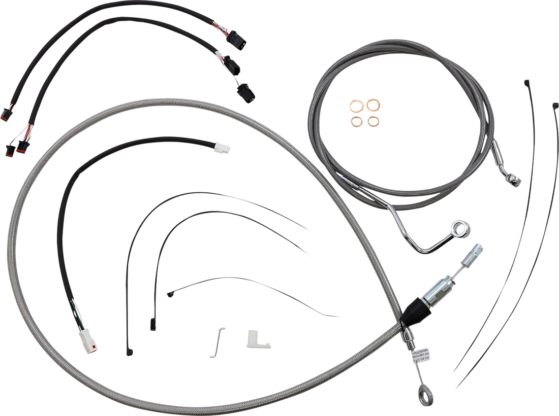 0662-1047 - MAGNUM Control Cable Kit - XR - Stainless Steel/Chrome 5891141