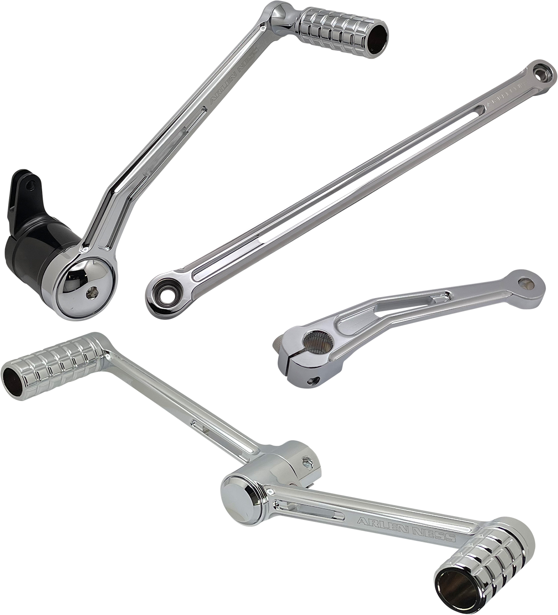 1623-0556 - ARLEN NESS Speedliner Foot Control Kit w/ Heel/Toe Shifter - Chrome 420-102