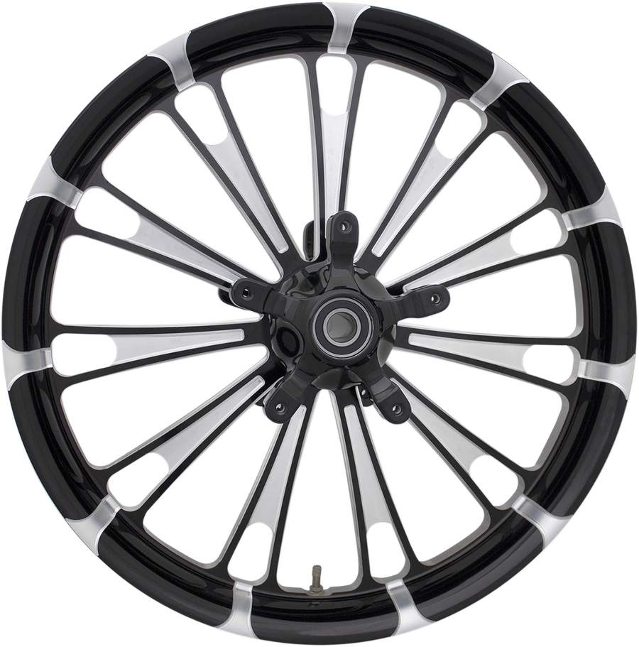 0201-2418 - COASTAL MOTO Front Wheel - Fuel - Dual Disc/ABS - Black Cut - 26"x3.75" - FL FUL-263-BC-ABST