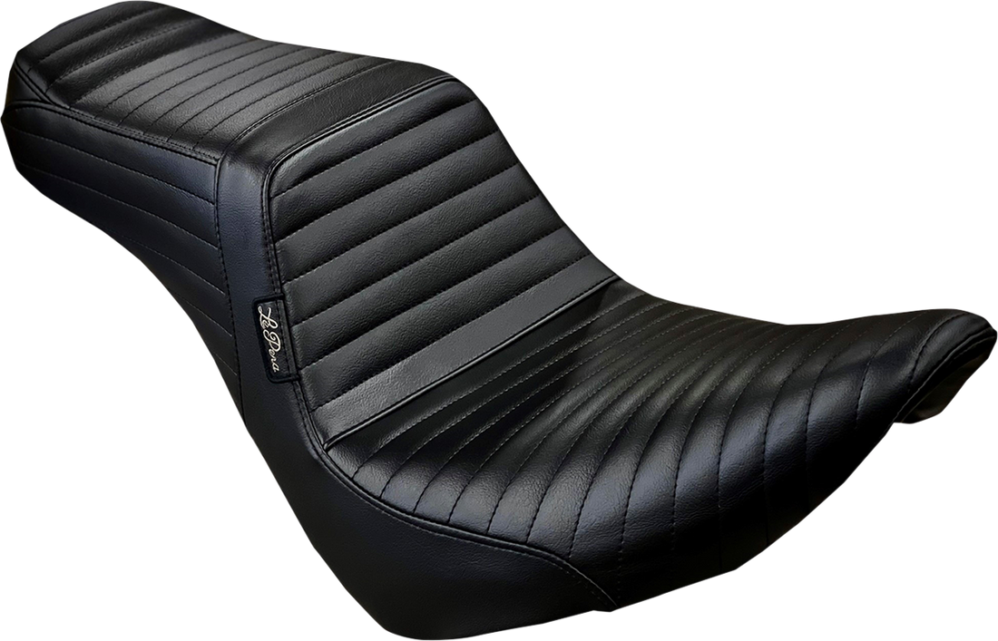 0802-1455 - LE PERA Tailwhip Seat - Pleated - Black - FXLR/FLSB '18-'22 LYR-580PT
