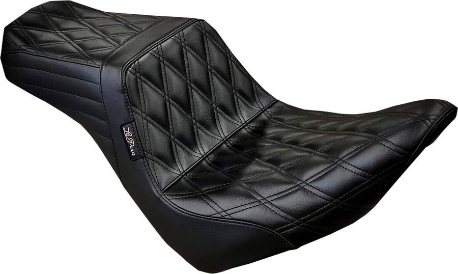 0802-1454 - LE PERA Tailwhip Seat - Double Diamond - Black - FXLR/FLSB '18-'22 LYR-580DD