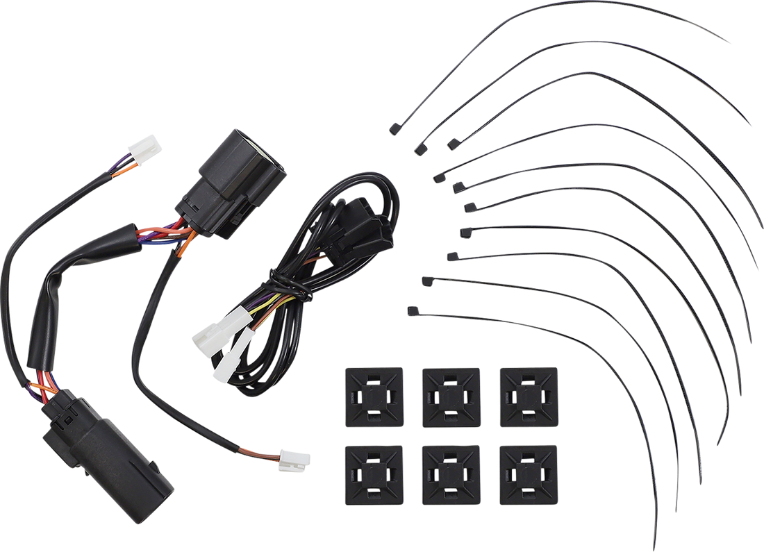 2040-2881 - CUSTOM DYNAMICS Marker Light - Saddlebag - Red - Black CD-SB-SIDE-RB