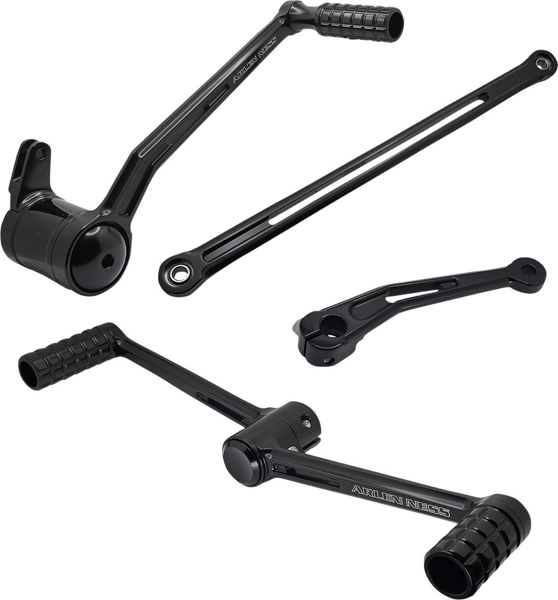 1623-0559 - ARLEN NESS Deep Cut Foot Control Kit w/ Heel/Toe Shifter - Black 420-106
