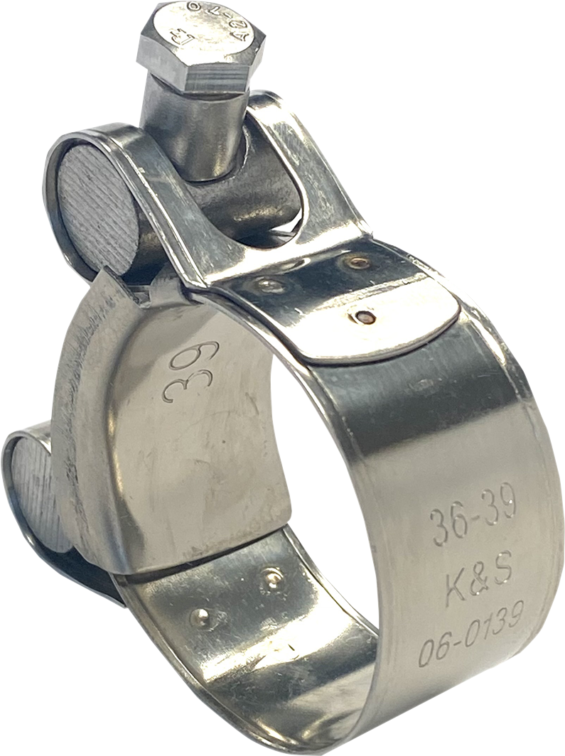 1861-1636 - K&S TECHNOLOGIES Exhaust Pipe Clamp - 1.41" - 1.53" 06-139