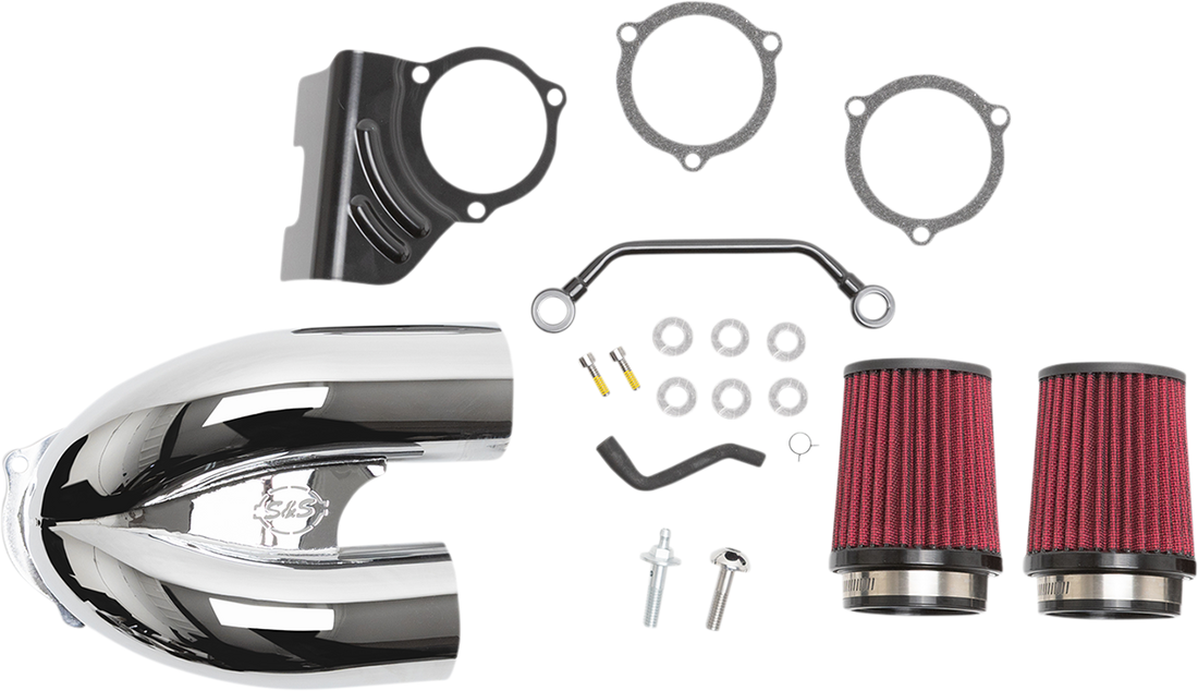 1010-2883 - S&S CYCLE T/I Air Cleaner - Chrome - Twin Cam 170-0636A