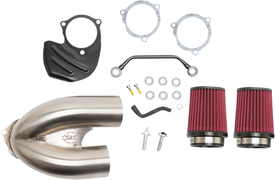 1010-2885 - S&S CYCLE T/I Air Cleaner - Stainless Steel - M8 170-0565A